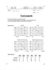 Example of a comparative profile with discrete scales Example of a comparative profile with discrete scales